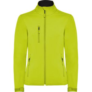 Soft shell Dames jas Lime Nebraska merk Roly maat L