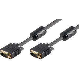Goobay Hoge kwaliteit VGA monitor kabel / zwart - 30 meter