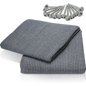 Voortent tapijt campingtapijt Voortenttapijt Antraciet Tenttapijt campingdoek Tenttapijt - HDPE Tapijt 400 x 600CM