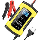 Prestara - 12V Acculader - 4A Druppellader - Geschikt voor Auto Camper Motor en Scooter
