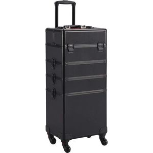 Aluminium 4-in-1 Make-upkoffer - Transportkoffer en Beautycase
