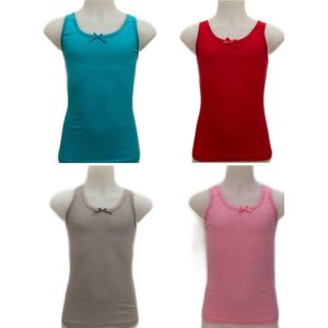 Embrator meisjes Hemdjes 4-stuks mix maat 104/110