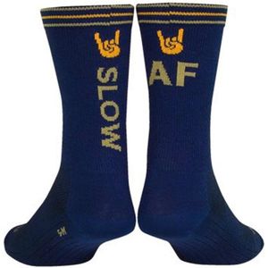 Crew 6"" Slow AF Fiets- en Hardloopsokken voor Dames en Heren