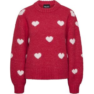 Pcrina - Gebreide Trui - Ronde Hals - Lange Mouwen - Wide Fit