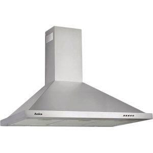 Amica AH3419 - Decoratieve Afzuigkap 90 cm -  482 m³/u - Inox