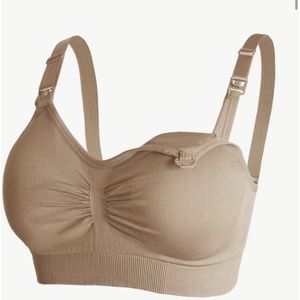 Zwangerschaps BH & Slip Set – Naadloos Ondergoed – Comfortabel & Ademend – M t/m XL – Zwart / Beige / Bordeaux