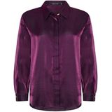 Ydence - Blouse Lindsey Ws2543 - Aubergine - Dames
