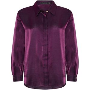 Ydence - Blouse Lindsey Ws2543 - Aubergine - Dames