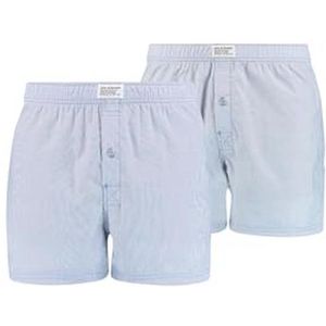 Heren Boxer Ondergoed (2-Pack), Lichtblauw