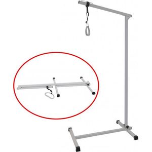 Opvouwbare bedpapegaai met voet - Bedheffer opvouwbaar - Bedgalg - Bedsteun - Bed papegaai - bedoptrek