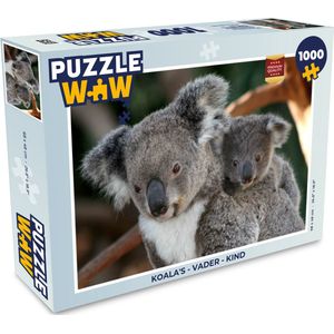 Puzzel Koala's - Vader - Kind - Kinderen - Jongens - Meisjes - Legpuzzel - Puzzel 1000 stukjes volwassenen