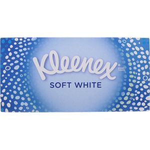 Voordeelverpakking van 3 x Kleenex Tissues Soft White, 70st.