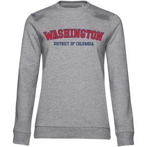 Washington District Of Columbia Girly Sweatshirt Damen Heather-Grey-S