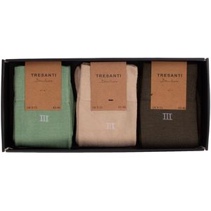 TRESANTI | ZOLA I Giftbox bamboe sokken 3 pcs | Moss | Size 39/42