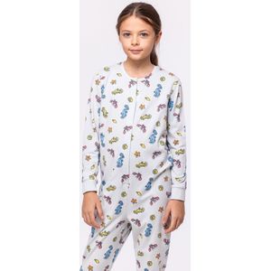 Woody Unisex Jumpsuit zeepaardjes print - maat 140/10J