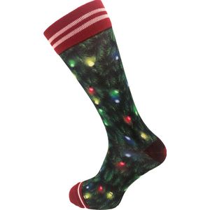 Sock My Christmas tree - vrolijke kerstsokken - 43-47- naadloos - kerstsokken- kerstcadeau