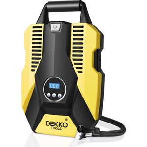 Compressor bandenpomp 12V Elektrisch - 10,3 Bar – 35L min voor Auto, fiets, luchtbed, zwembaden en kamperen