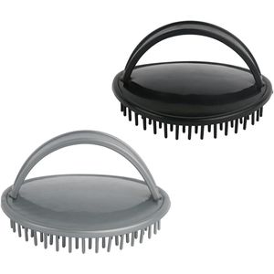 Haarborstelset 2 stuks voor ontwarren en masseren van de hoofdhuid