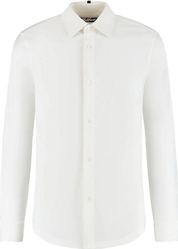 Malelions - Stretch Shirt - Wit - Slim Fit