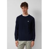 Gebreide Trui - Katoen - Ronde Hals - Raglanmouwen - Normale Pasvorm