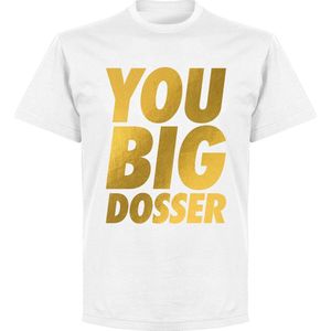 You Big Dosser Goud T-shirt - Wit - M