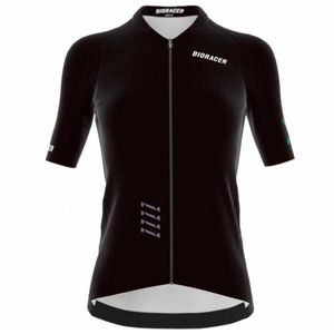 Bioracer Icon Korte Mouw Wielertrui Zwart 2XL Vrouw