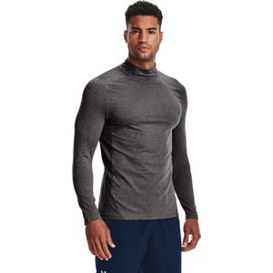 Under Armour CG Armour Fitted Mock-Charcoal Light Heather / / Zwart