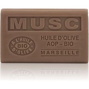 Musc zeep - 3 x 125 gram - van biologische olijfolie en sheabutter - Franse zeep - Savon de Marseille zeep
