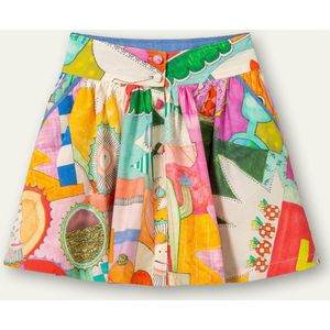 Oilily Spaak - Rok - Meisjes - Blauw - 92/2T