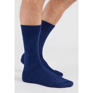 Damart - Set van 2 paar sokken van een mix van Thermolactyl en zijde - Heren - Blauw - 39/41