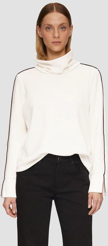 Sweater - Effen - Sweatstof - Losse Pasvorm - Lange Mouw