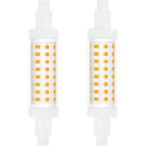 78mm LED Leuchtmittel R7s 5W Warmwit 3000K Niet Dimbaar 650 Lumen 360°