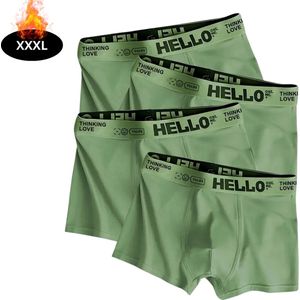 Livano Onderbroeken Heren - Boxershort - Ondergoed - Boxer - Underwear - Mannen - 4 Pack - Groen - S