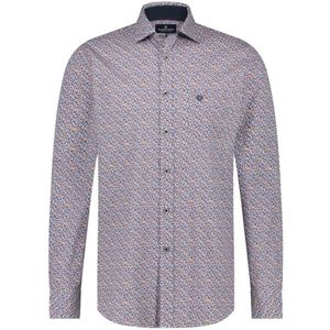 Fellows United Overhemd micro dessin Dark Green (32.6513 - 172)