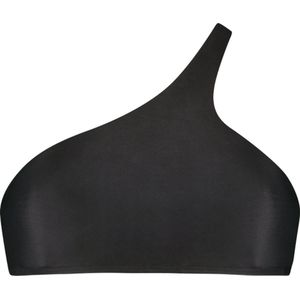 Beachlife Dark Grey one shoulder bikinitop