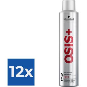 Schwarzkopf OSiS+ Freeze Haarspray 300ml - Voordeelverpakking 12 stuks