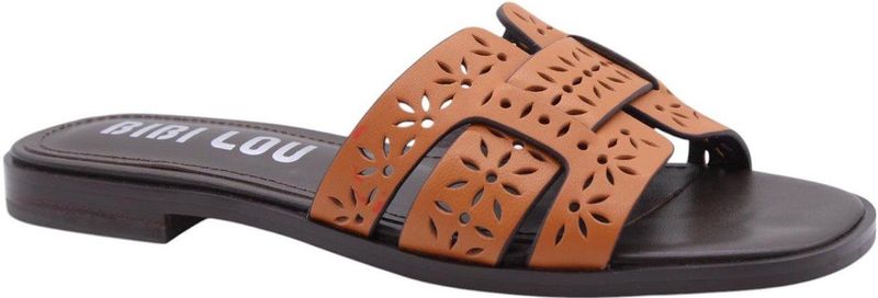 Bibi Lou - Andrea - Teenslippers - Oranje - Comfortabele Slippers