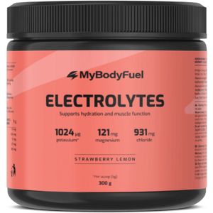 MyBodyFuel - Elektrolyten Poeder - Electrolytes - Hydratatie Mix - Strawberry Lemon - 300 g