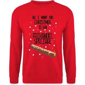 All I Want For Christmas Is Een Frikandel Speciaal Sweater Heren