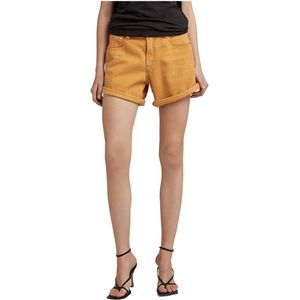 G-Star RAW - Judee - Korte Broeken - Ecru - Denim - Boyfriend Fit