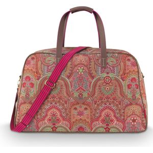 Pip Studio - Tovy Weekendtas Dames - Reistas - Jabali - Rood - 65x25.5x35cm