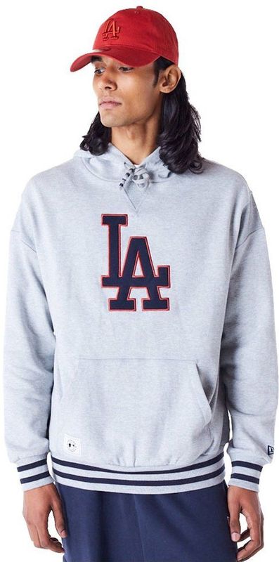 New Era - Oversized Hoodie - Grijs - Los Angeles Dodgers MLB Rib Infill