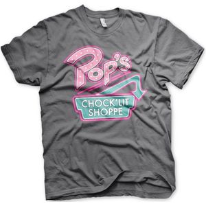 Riverdale Pop's Chock'Lit Shoppe T-Shirt Dark-Grey-S