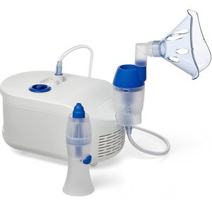 Total 2-in-1 Vernevelaar met Neusdouche - Verlicht hoest- verkoudheid- en astma-symptomen - Luchtwegaandoeningen behandelen