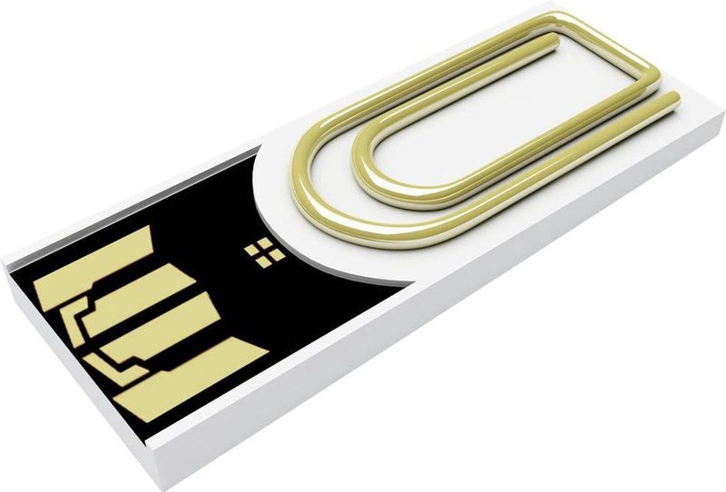 Xlyne clip/me TRUE DOCUMENT USB-stick Bulk 8 GB Wit CA08IW002 USB 2.0