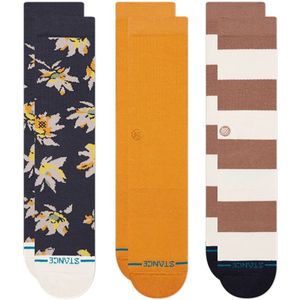 Stance heren casual 3P sokken equinox crew multi
