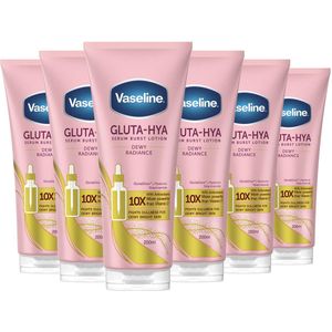 Vaseline - Gluta-Hya Dewy Radiance - Serum Burst Lotion - 6 x 200 ml