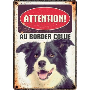 Plenty Gifts Border Collie waakbord hond 21 cm (Franstalig)