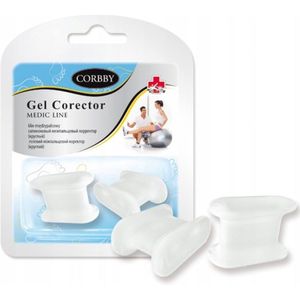 Corbby Gel Hallux Corrector L - Zachte Tussenvoetkussen voor Teenafscheiding