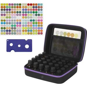 Equivera Nagellak koffer - nagelkoffer - nagelstyliste koffer - nagellak opbergen - nagellak koffer organizer